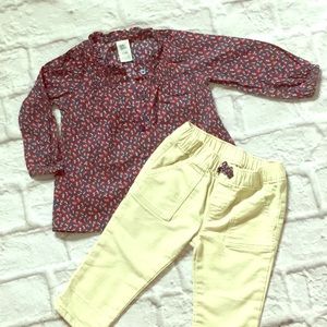 Baby B'Gosh Tunic & Khakis Outfit